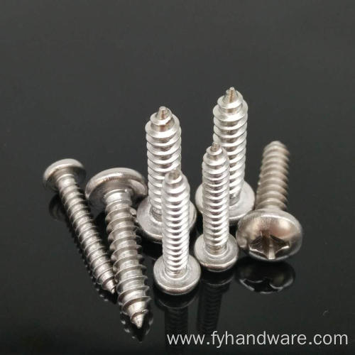 304 Stainless Round Head Phillips Pan self-tapping screw